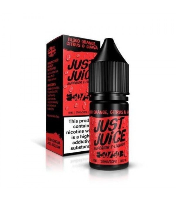Blood Orange, Citrus & Guava By Just Juice 10ml Eliquid