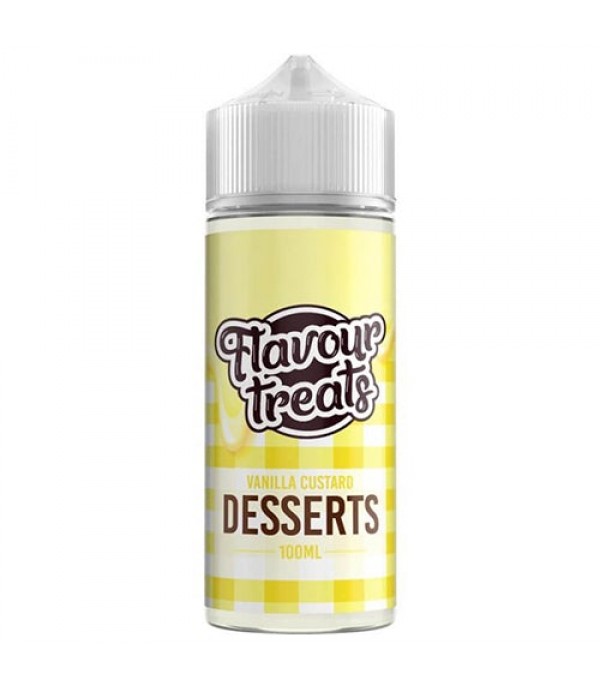 Vanilla Custard 100ml Shortfill by Flavour Treats Desserts