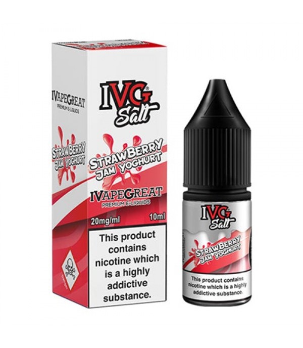 Strawberry Jam Yoghurt 10ml Nic Salt By IVG
